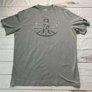 Under Armour Mens Grey Heat Gear Tee